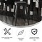 Flash Furniture 30" Black Metal Bar Stool-Black Poly Seat, 4PK 4-ET-31320-30-BK-R-PL2B-GG - alternate 8